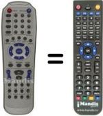 Telecomando equivalente Xtreme DVD 628 MPEG4