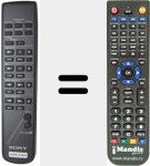 Telecomando sostituto di RMS336