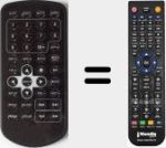 Telecomando sostituto di Easy Player DVD Dual
