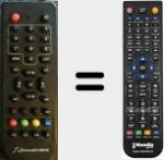 Telecomando sostituto di TNT755MPEG4