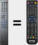 Telecomando sostituto di DVD-R366
