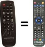 Telecomando equivalente HVS53545