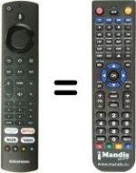 Telecomando equivalente HVS57088
