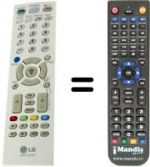 Telecomando equivalente HVS51375