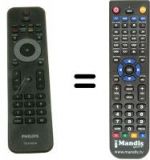 Telecomando equivalente Philips HVS57468