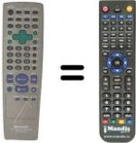 Telecomando equivalente Sharp DV 660 S
