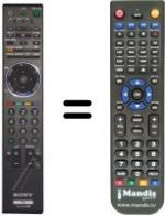 Telecomando equivalente Sony KDL-46 Z 5500
