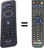 Telecomando equivalente Philips 32HFL3233D / 10