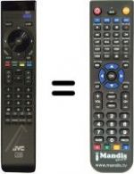 Telecomando equivalente JVC LT-37HB1SU / AX