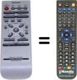 Telecomando equivalente Sharp CDE250E