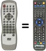 Telecomando equivalente Seg DVD530