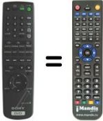 Telecomando equivalente Sony DVP-NC600