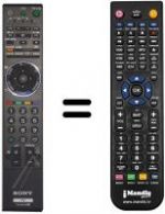 Telecomando equivalente Sony KDL-46 Z5500