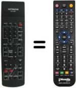 Telecomando equivalente Hitachi VT-M728E
