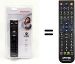 Telecomando equivalente Thomson 21SCN380