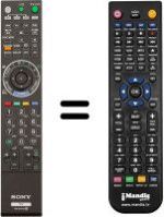 Telecomando equivalente Sony KDL-40CX525