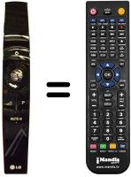 Telecomando equivalente LG 47LX9500