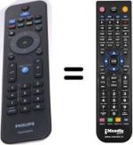 Telecomando equivalente Philips 32HFL3233D / 10