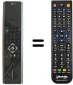 Telecomando equivalente LG 6710V00125D