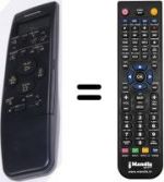 Telecomando equivalente Panasonic NV-SD460