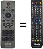 Telecomando equivalente Philips DVP3980