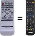 Telecomando equivalente Sharp CDE250E