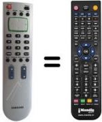Telecomando equivalente Samsung TP 500 FR / AT / 29622-038.16
