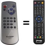 Telecomando equivalente Sharp LC12A2E