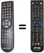 Telecomando equivalente United LTW22Z03DDG