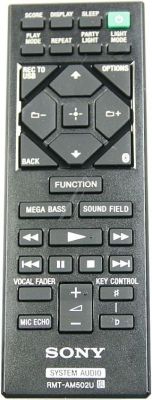 Telecomando originale SONY RMT-AM502U Telecomando originale SONY RMT-AM502U