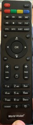 Telecomando originale WORLD VISION ITV 905X
