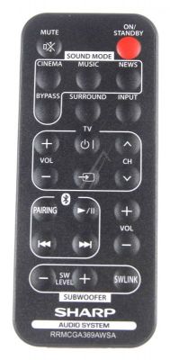 Telecomando originale SHARP RRMCGA369AWSA