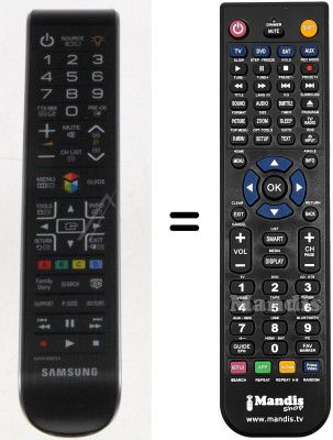 Telecomando equivalente AA59-00633A