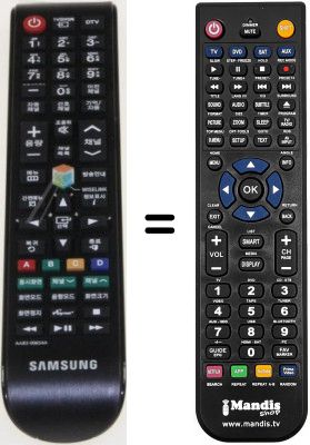 Telecomando equivalente Samsung PS42P2SX/XEC Telecomando equivalente Samsung PS42P2SX/XEC