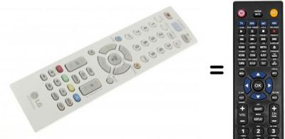 Telecomando equivalente LG 42LW659S Telecomando equivalente LG 42LW659S