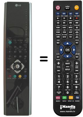Telecomando equivalente LG 6710V00125D Telecomando equivalente LG 6710V00125D