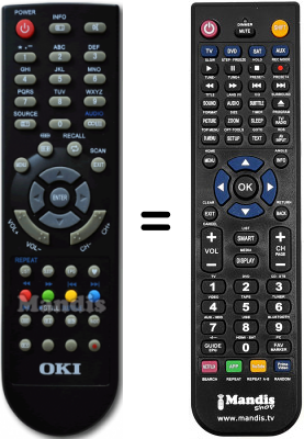Telecomando equivalente Oki B32D-LED1