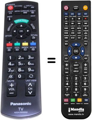 Telecomando equivalente N2QAYB000604