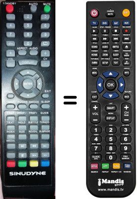 Telecomando equivalente Sinudyne SYU32K300