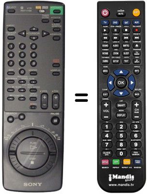 Telecomando equivalente Sony SLV-E710VP Telecomando equivalente Sony SLV-E710VP
