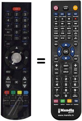 Telecomando equivalente Techwood L32825HDT