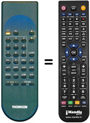Telecomando equivalente Thomson ASR08T