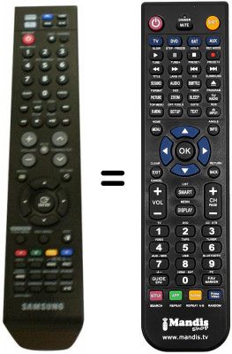 Telecomando equivalente Samsung AH59-01867J Telecomando equivalente Samsung AH59-01867J