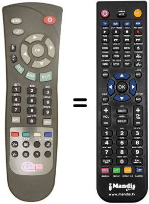Telecomando equivalente ACCESS MEDIA STBL3012