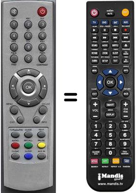 Telecomando equivalente HVS53314