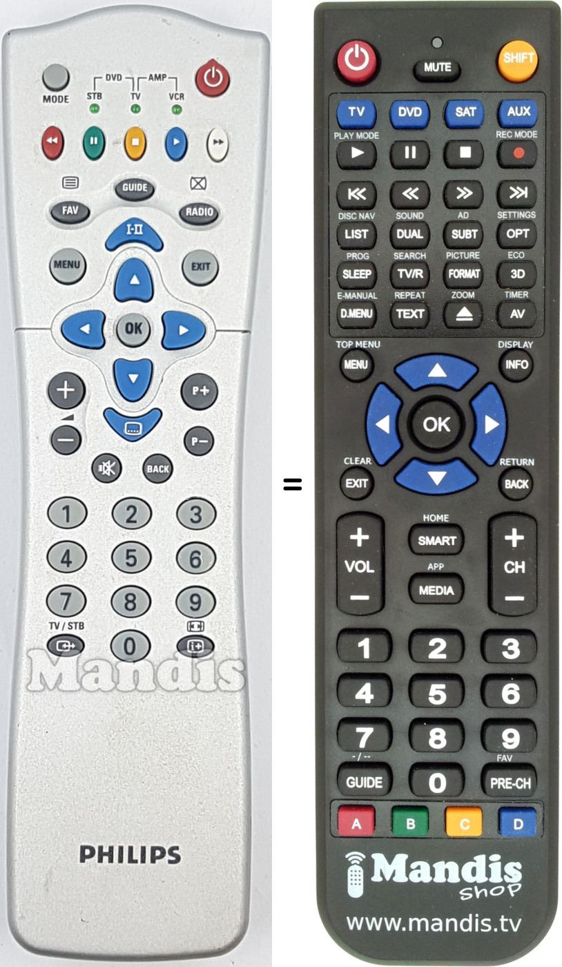 Telecomando equivalente RC2585108-01