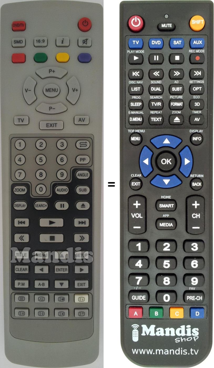 Telecomando equivalente REMCON1446
