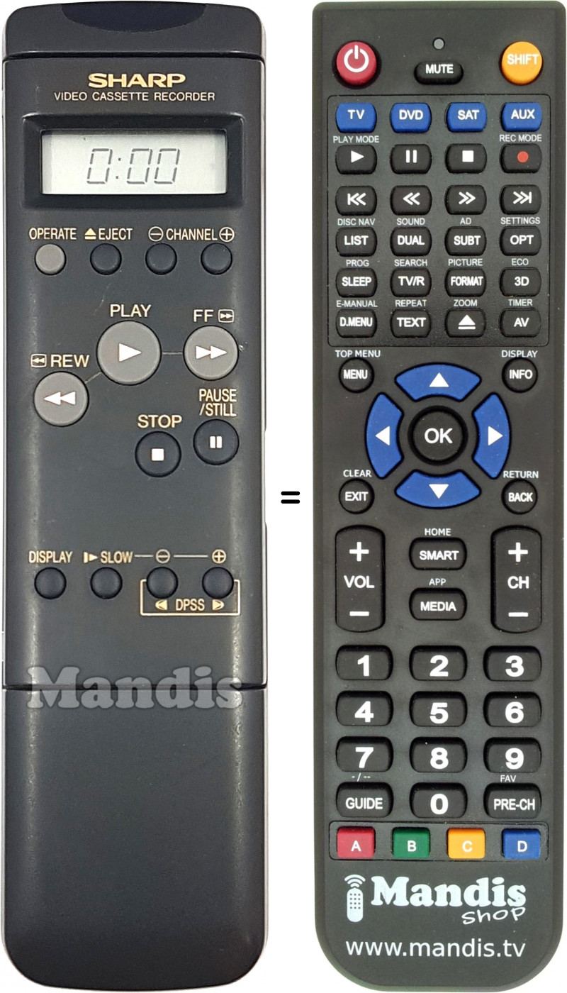 Telecomando equivalente RRMCG0982GESA