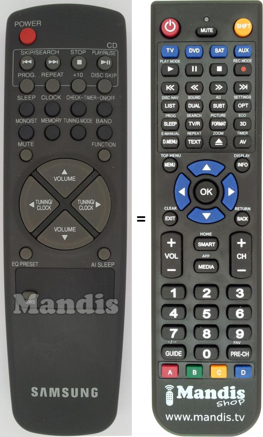 Telecomando equivalente AH59-10080E