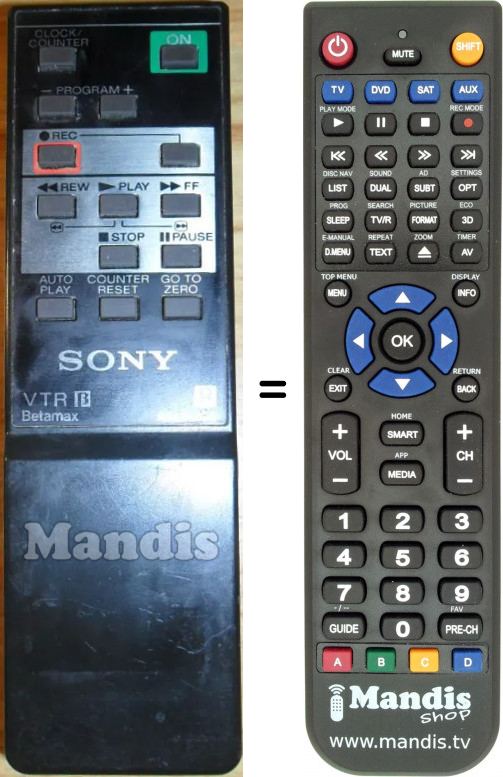 Telecomando equivalente RMT-235